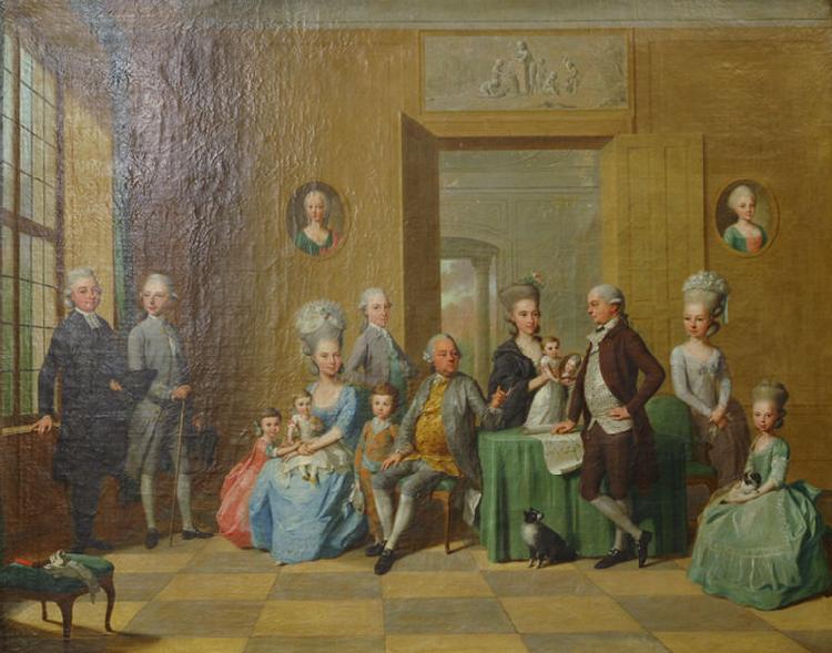 johann tischbein The Souchay Family oil painting picture